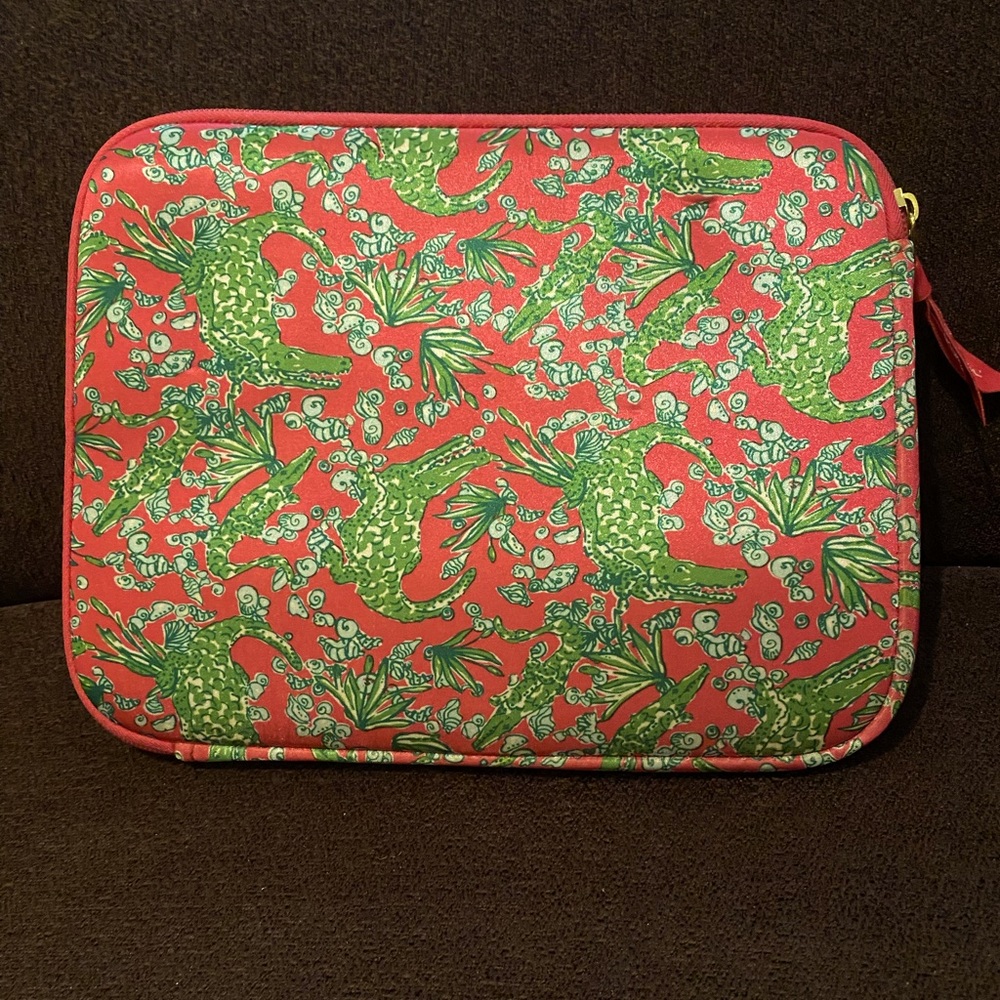 Lily Pulitzer Pink and Green Alligator 🐊 IPAD Tablet Case